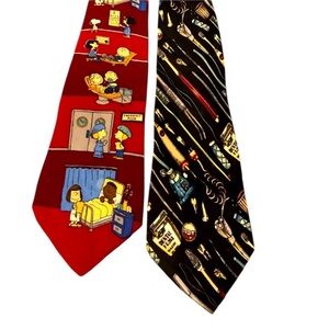 Nicole Miller Vintage Dentist/ Physician Novelty Neck Ties